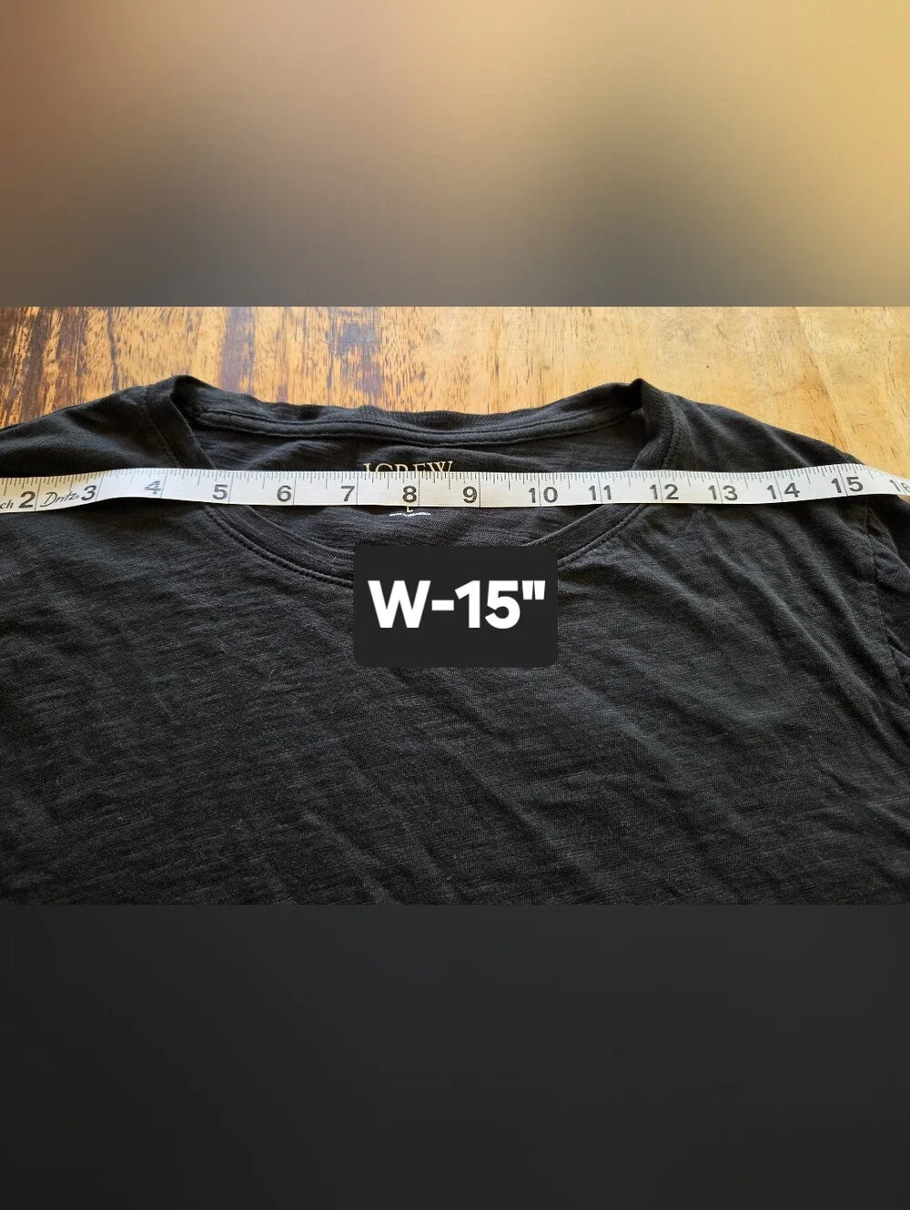 J. Crew Black Long-Sleeve Crewneck Tee